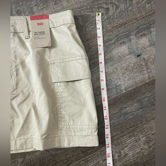Levi's '94 Cargo Twill Mini Skirt- Size 32 - Picture 4 of 6